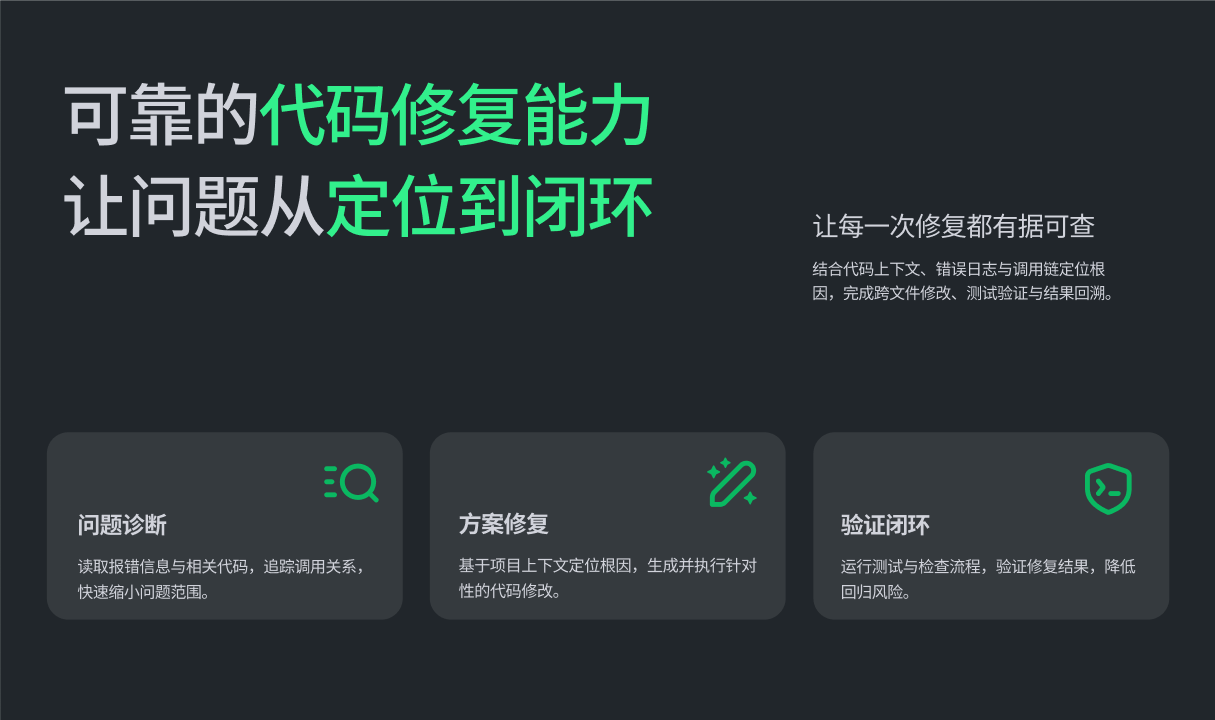 代码修复能力